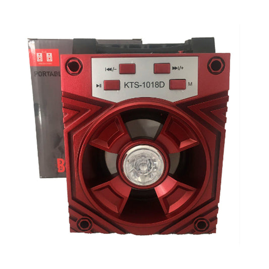 CAIXA DE SOM PORTÁTIL COM BLUETOOTH RÁDIO SUPORTE PARA CELULAR  KTS-1018A/B/C/D