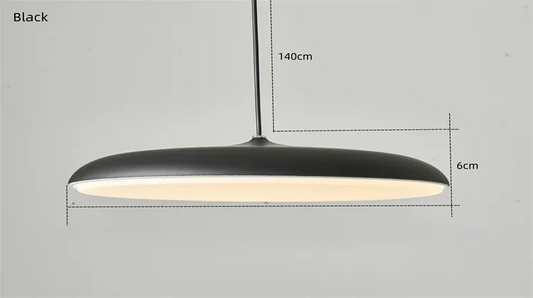 Lustre Pendente Moderno UFO Metal LED
