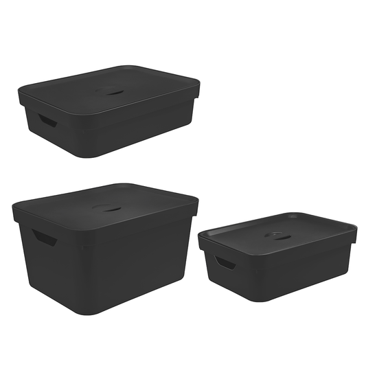 Kit de Caixa Organizadora Ou 3 Peças Linha Cube