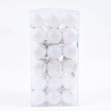 Decoração De Natal / 4cm 36 Peças Bolas Coloridas De Natal Com Glitter