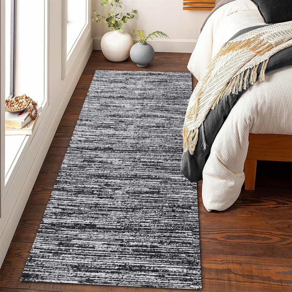 Tapete Passadeira - Mesclado Preto