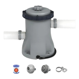 Kit Piscina Estrutural Bestway 4.678 Litros Steel Pro MAX Completo: Filtro 127V + Capa + Forro