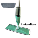 Mop Spray Resistente Esfregão Vassoura Com Reservatório Microfibra