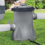 Kit Piscina Estrutural Bestway 4.678 Litros Steel Pro MAX Completo: Filtro 127V + Capa + Forro