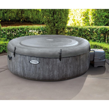 Banheira Spa Inflável Ofurô Intex PureSpa Greywood Deluxe 4 Pessoas 795L com Aquecedor e 140 Jatos