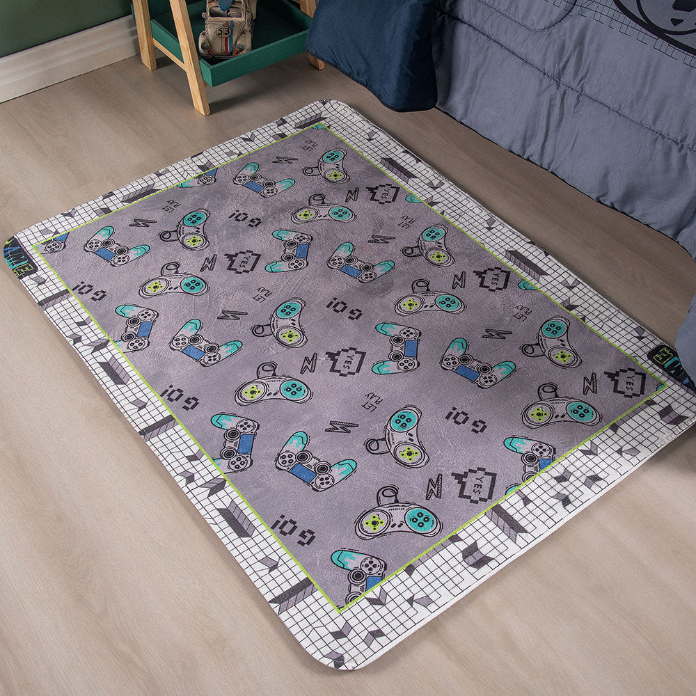 Tapete Estampado Antiderrapante Juvenil-Várias estampas