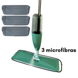 Mop Spray Resistente Esfregão Vassoura Com Reservatório Microfibra