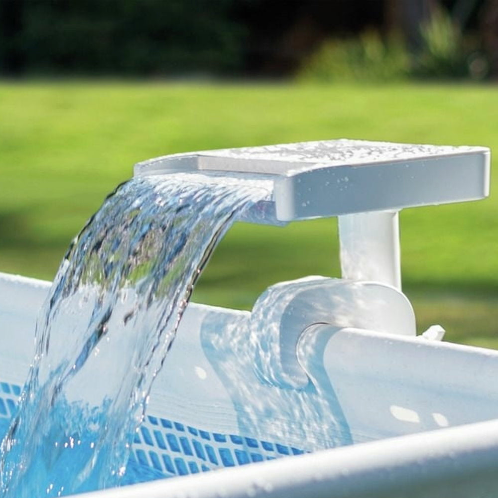 CACHOEIRA COM CASCATA PARA PISCINA COM LED MULTI COLORIDA INTEX