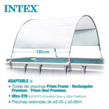 COBERTURA PARA PISCINA DE ARMAÇÃO TETO SOLAR PROTEÇÃO CONTRA O SOL INTEX