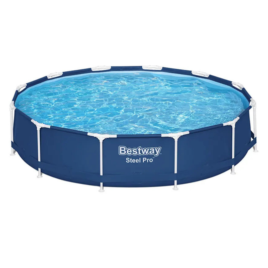 Piscina Estruturada 6.473L Circular 3,66m x 76cm Steel Pro Bestway