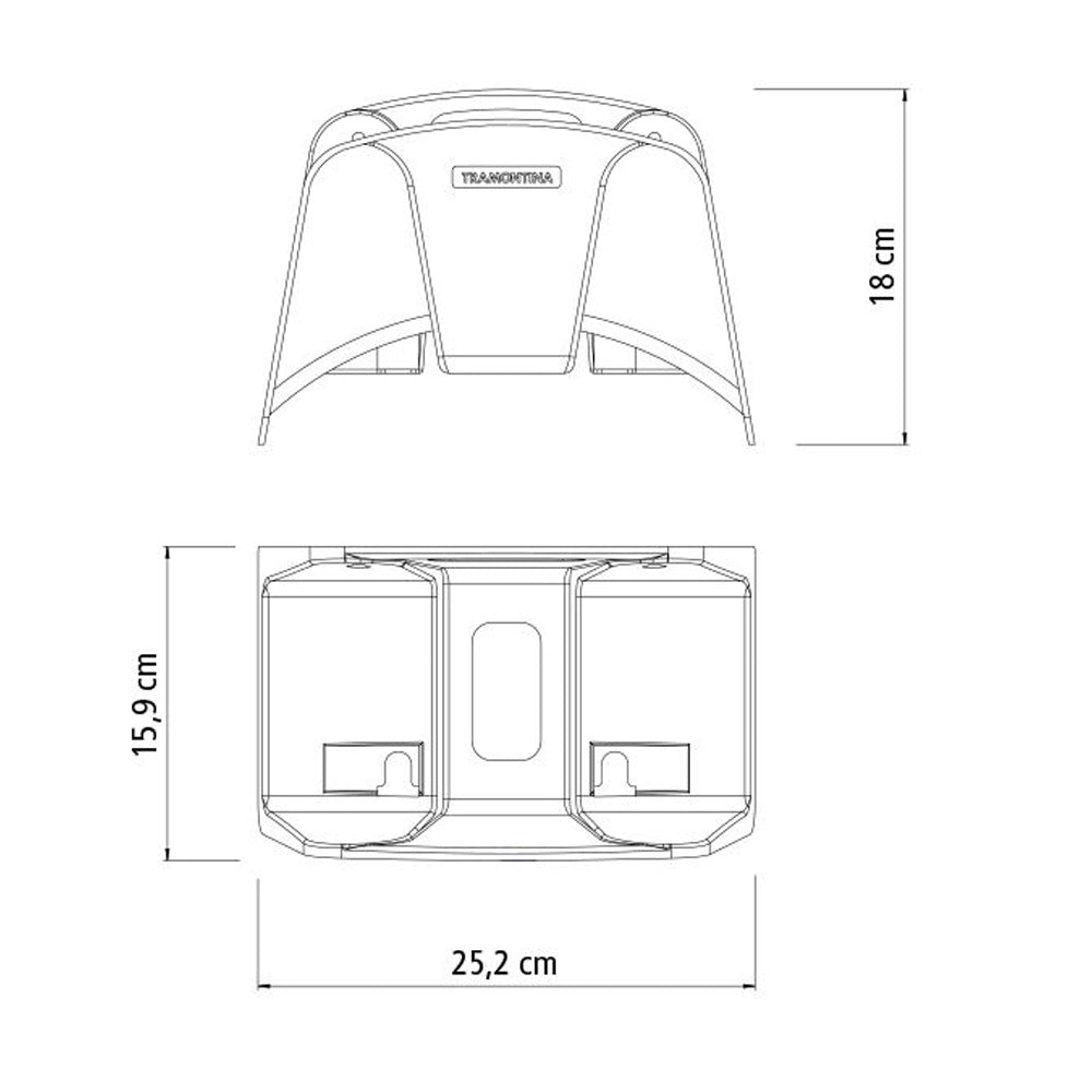 SUPORTE FIXO PARA MANGUEIRA TRAMONTINA