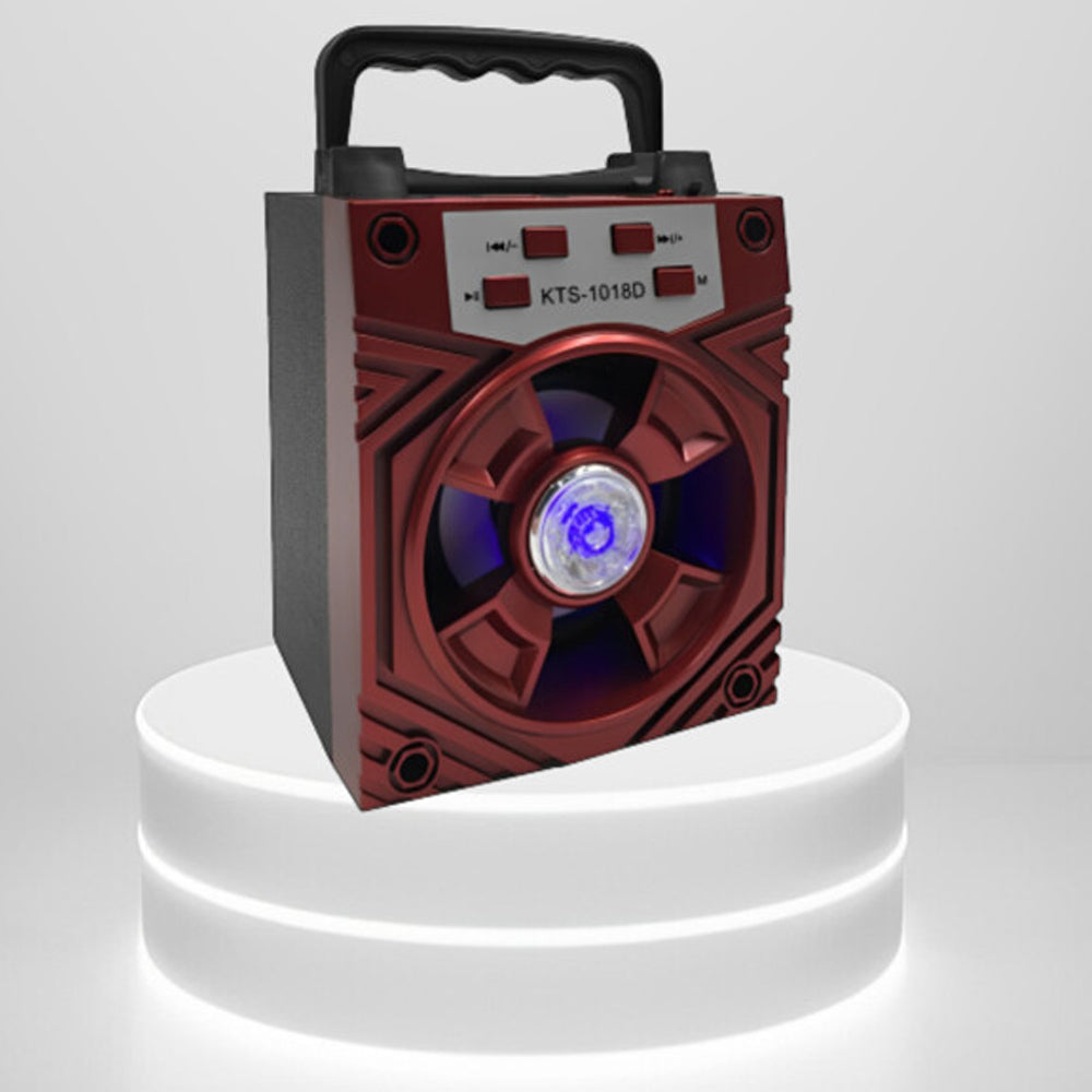 CAIXA DE SOM PORTÁTIL COM BLUETOOTH RÁDIO SUPORTE PARA CELULAR  KTS-1018A/B/C/D