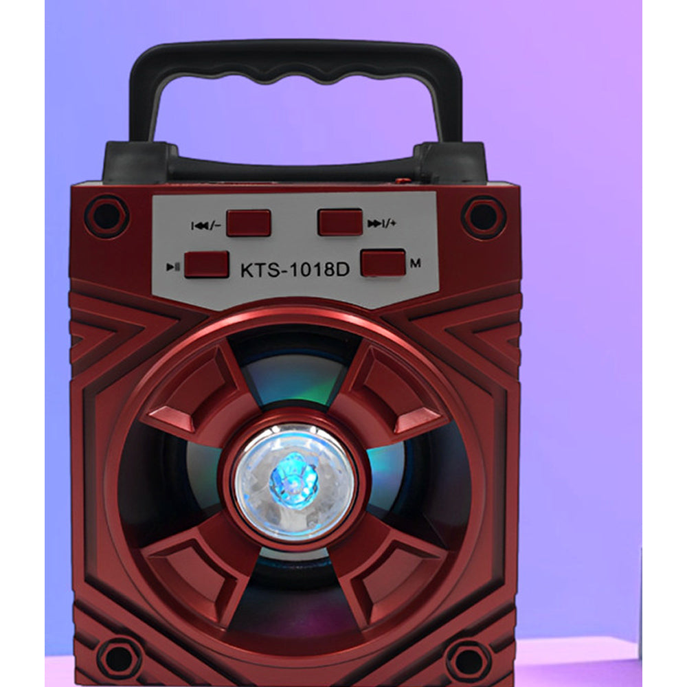 CAIXA DE SOM PORTÁTIL COM BLUETOOTH RÁDIO SUPORTE PARA CELULAR  KTS-1018A/B/C/D