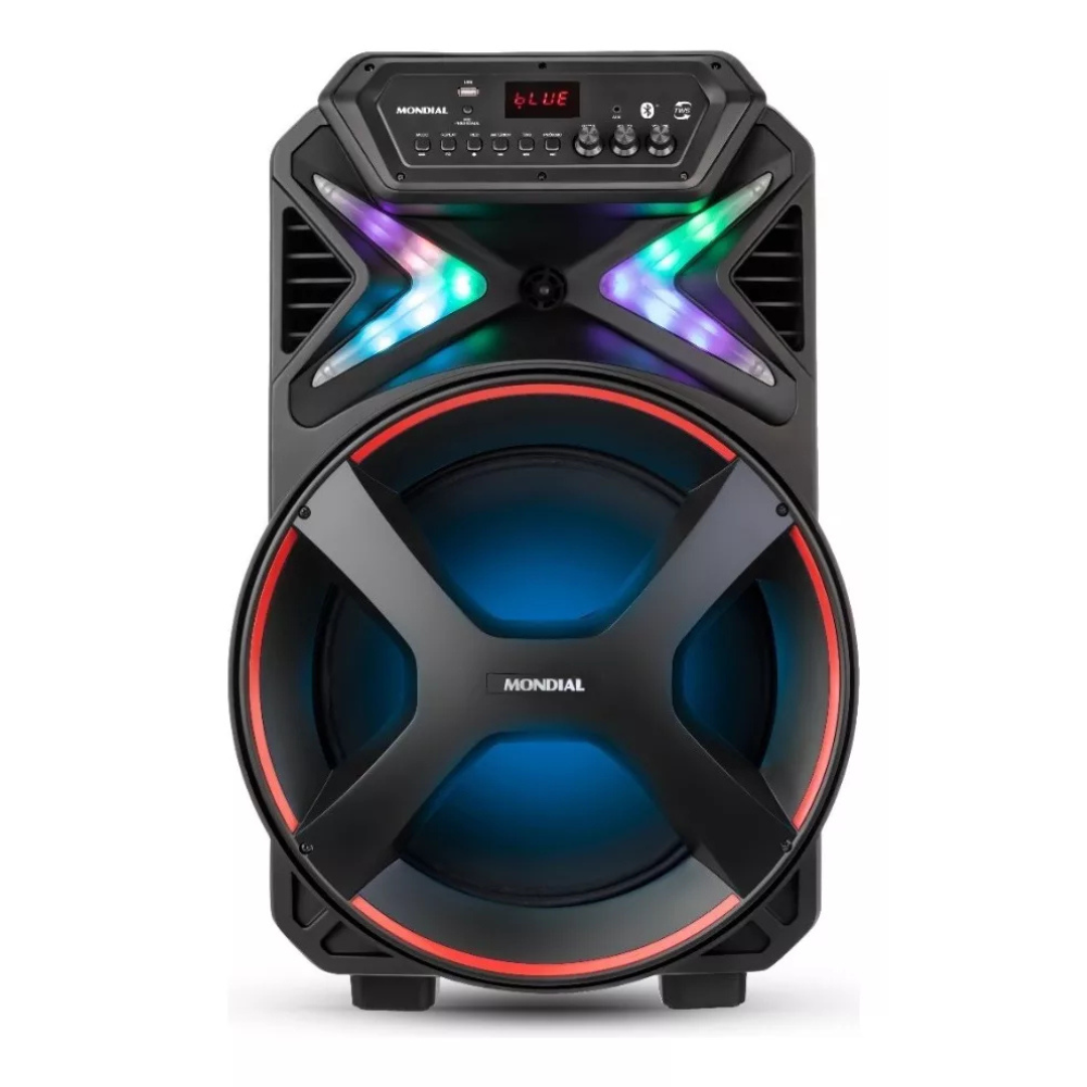 Caixa de Som Amplificada Mondial Connect Lights Plus Cm-700 Bivolt