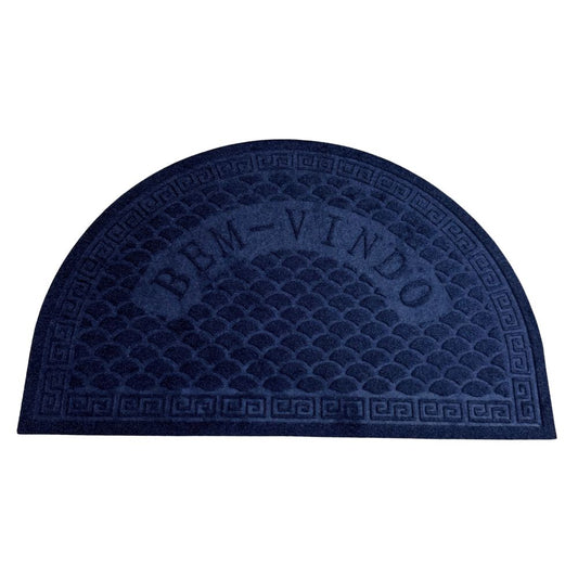 Tapete Bem-Vindo Escama Redondo- Várias Cores
