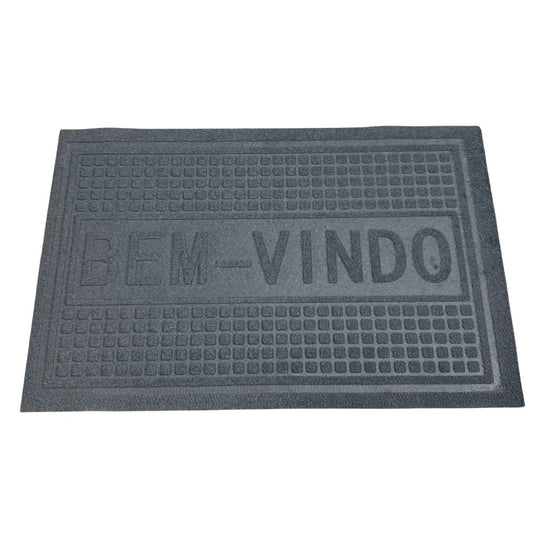Tapete Bem-Vindo Quadriculado- Várias Cores