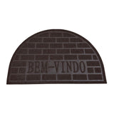 Tapete Bem-Vindo Tijolinho Redondo- Várias Cores