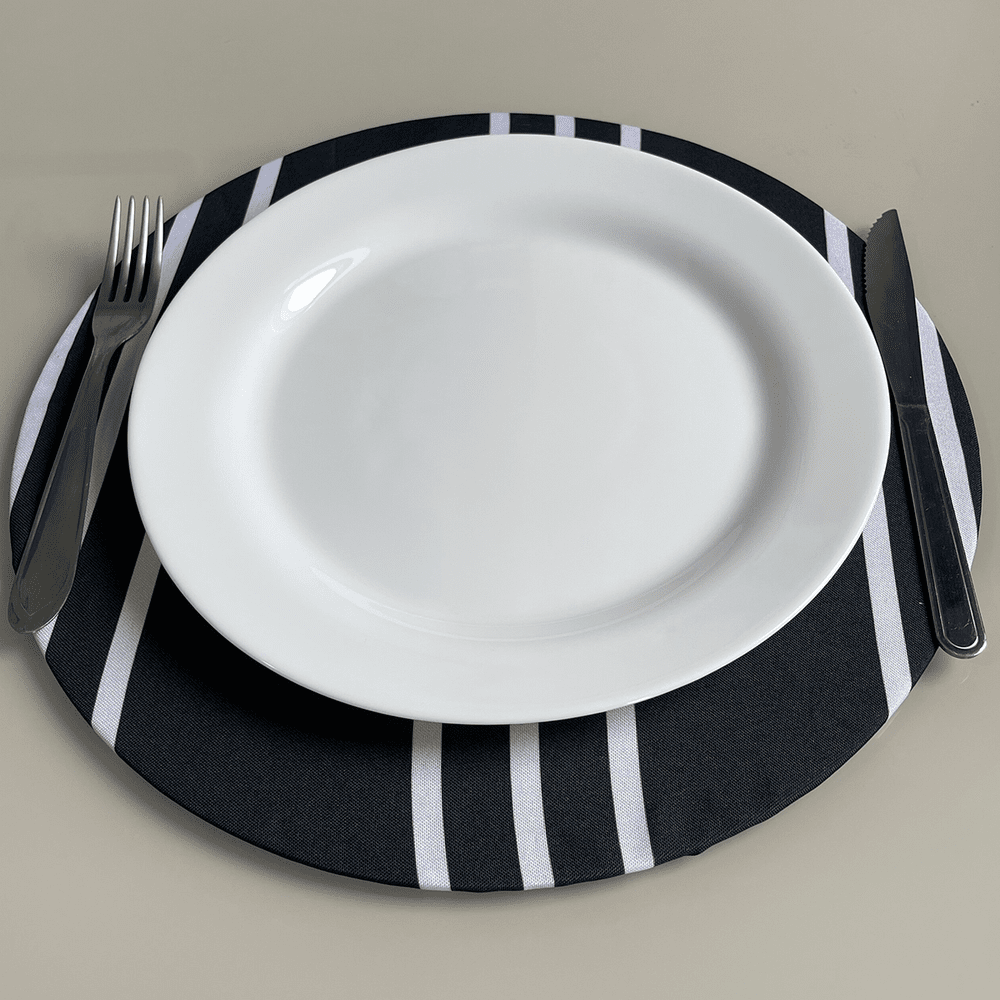 Capa de Sousplat - Black and White