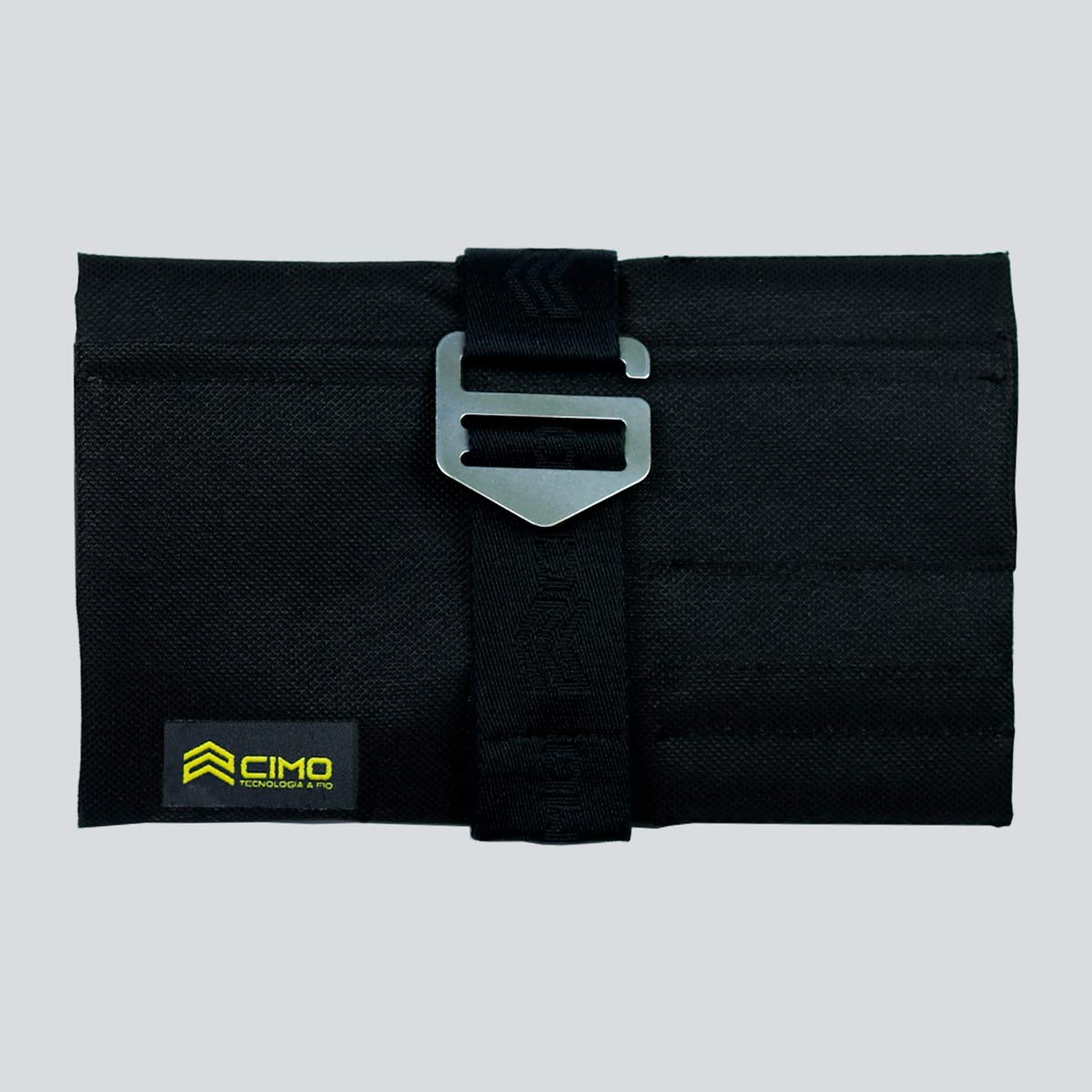 Conjunto Cimo Travel com Faca Cleaver, Garfo, Tábua de Corte e Bag de Transporte Preta - IC282P