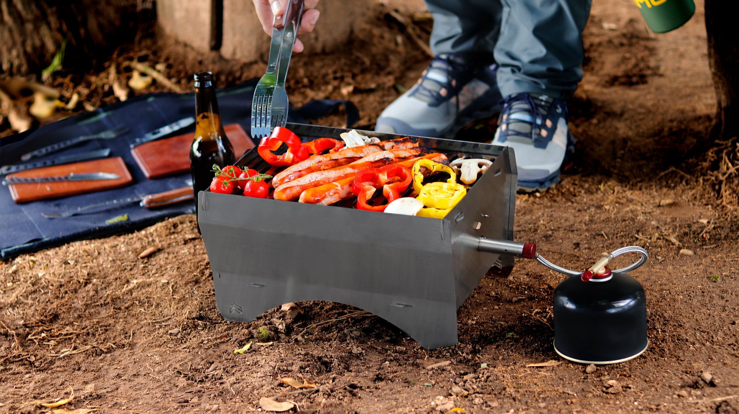 Churrasqueira Desmontável Cimo Inox Travel Com Bag - COP302