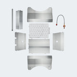 Churrasqueira Desmontável Cimo Inox Travel Com Bag - COP302