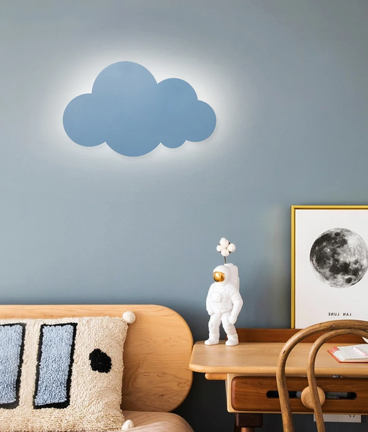 Luminária Decorativa de Parede Infantil LED Nuvem