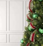 Conjunto Verde de Bolas de Natal em Vidro (24 peças)