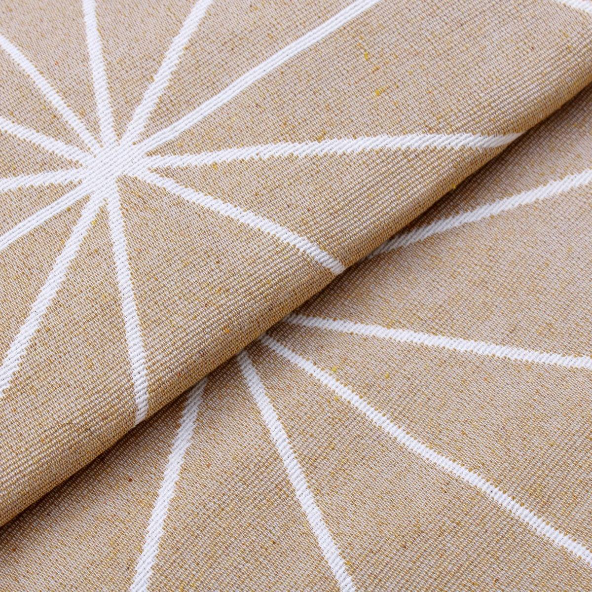 Tapete Stella AntiDerrapante - Bege/Branco