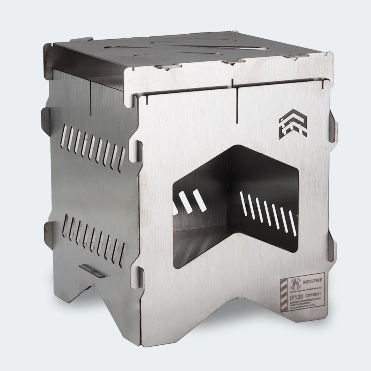 Fogareiro Desmontável Cimo Inoxfire Com Bag Preta - IF120P