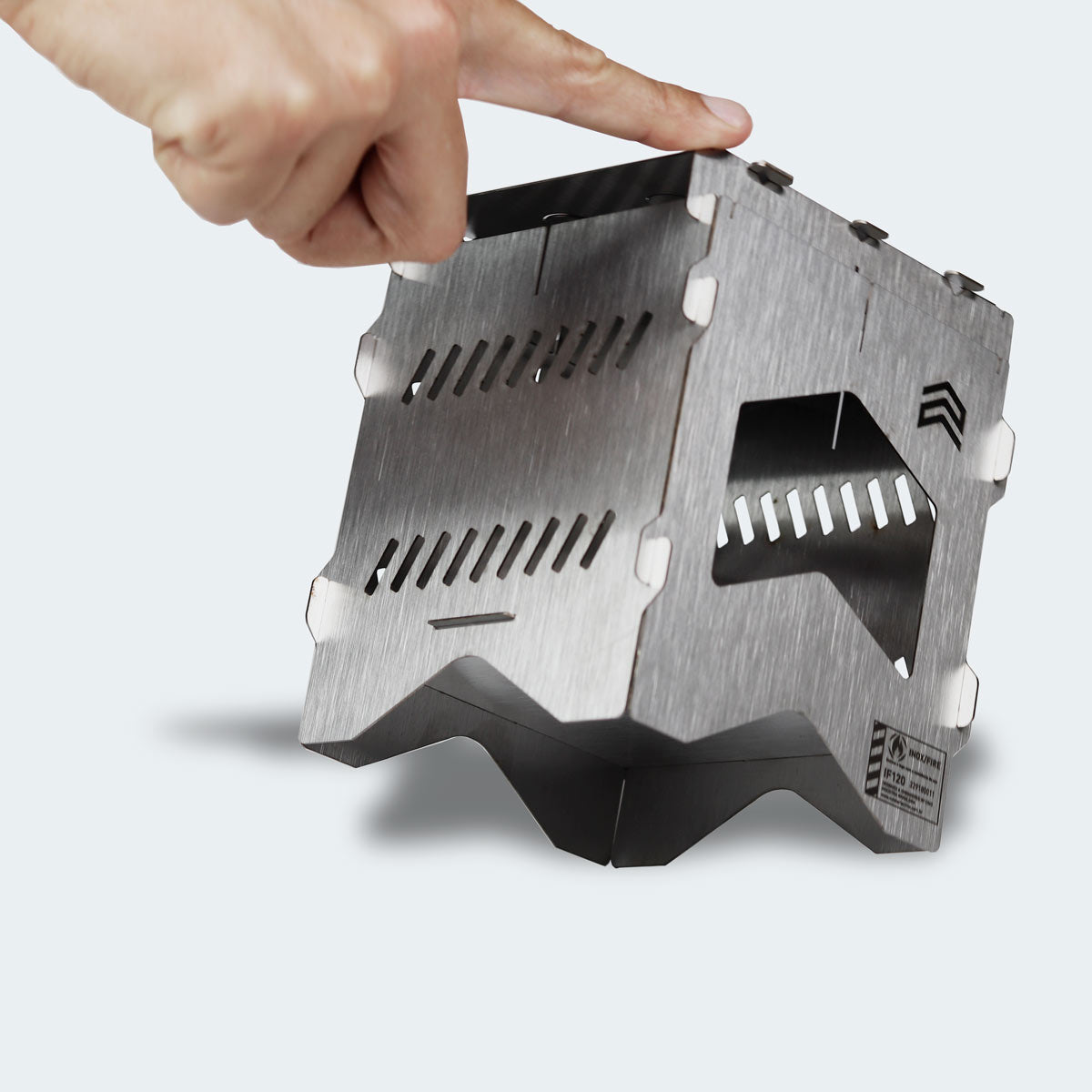 Fogareiro Desmontável Cimo Inoxfire Com Bag Preta - IF120P