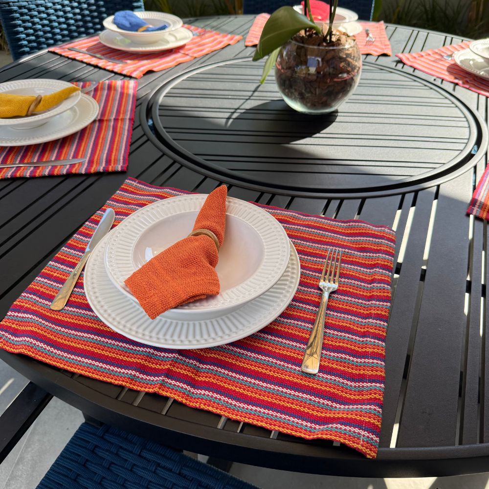 Kit 6 Jogo Americano Completo- Várias Cores