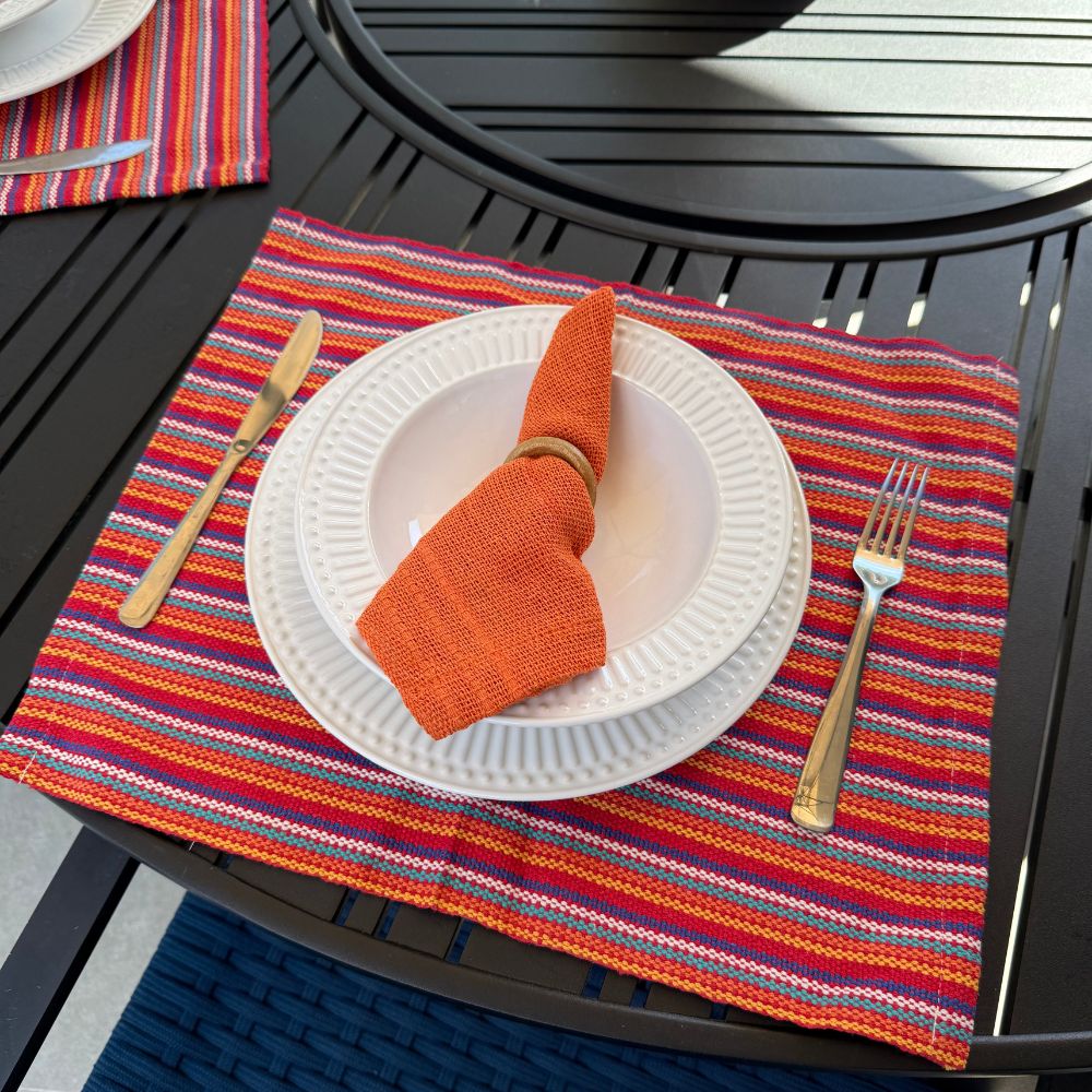 Kit 6 Jogo Americano Completo- Várias Cores