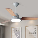 Ventilador de teto moderno com Luminária - ZenithBreeze Street