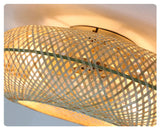 Luminária com Ventilador de teto moderno em Bambu - ZenithBreeze - Bambu Breeze Edition