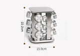 Organizador de Tempero Giratório de Inox