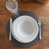 Jogo Americano Dupla Face em Couro Sintético- Várias Cores