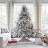 Conjunto de Bolas Natalinas Brancas em Vidro (24 Peças)