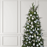 Kit de Bolas Natalinas Brancas Antiestilhaço (48 Peças)