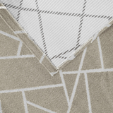 Tapete Abstrato AntiDerrapante - Bege