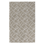 Tapete Abstrato AntiDerrapante - Bege