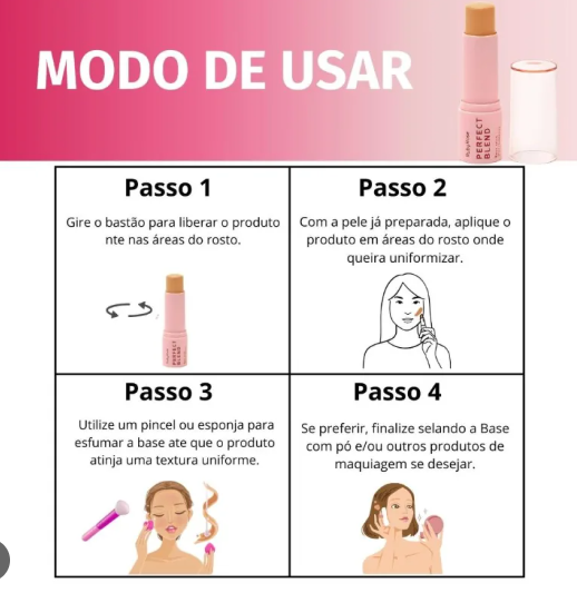 Base Stick Perfect Blend - Ruby Rose