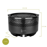 Churrasqueira Portátil A Carvão Master Smoke & Fire USB Com Bag