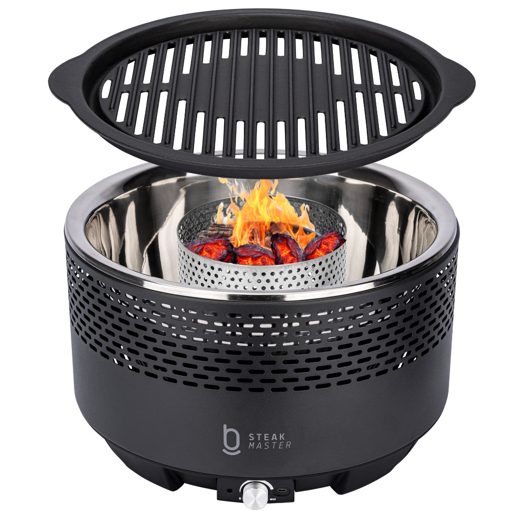 Churrasqueira Portátil A Carvão Master Smoke & Fire USB Com Bag