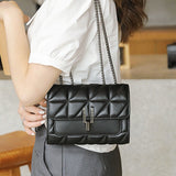 bolsa feminina transversal ombro crossbody passeio alça corrente Y [8780]