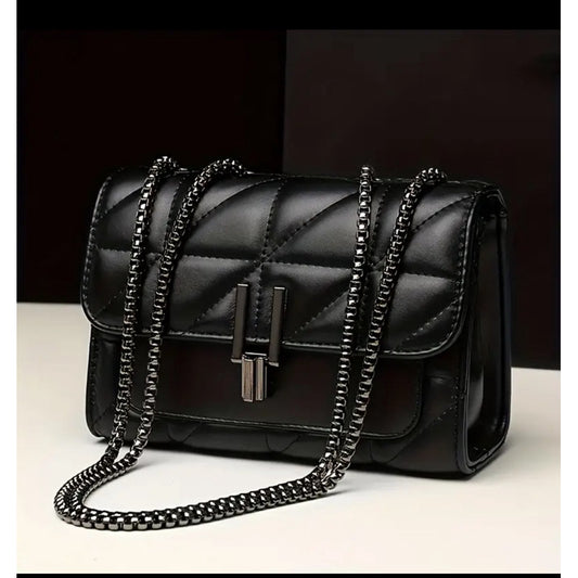 bolsa feminina transversal ombro crossbody passeio alça corrente Y [8780]