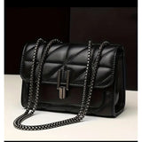 bolsa feminina transversal ombro crossbody passeio alça corrente Y [8780]