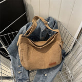 Bolsa De Moda Simples Ombro De Veludo Feminina Novo Estilo (1524)