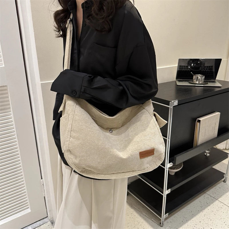 Bolsa De Moda Simples Ombro De Veludo Feminina Novo Estilo (1524)