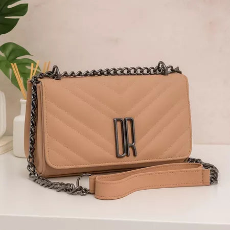 Bolsa Feminina Transversal Pequena De Lado Alça De Corrente Enviamos Rápido