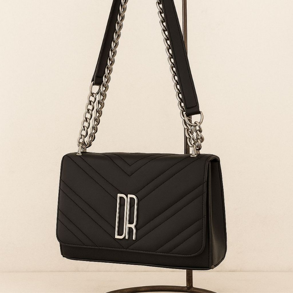 Bolsa Feminina Transversal Pequena De Lado Alça De Corrente Enviamos Rápido